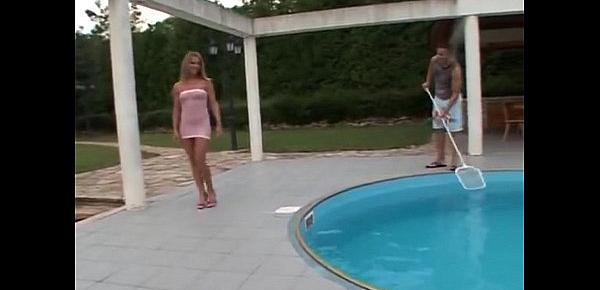  Frank Major & Viktoria Blonde (The Pool Attendant) big dick